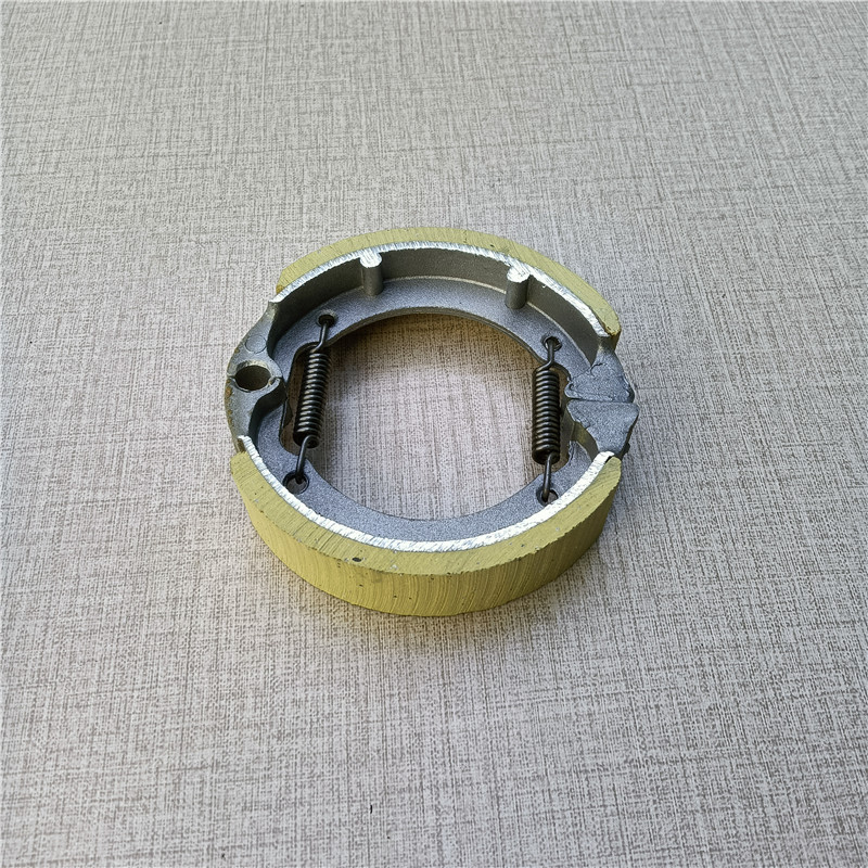 Electric car front brake pad small drum brake TB50 brake shoe block 80 type drum brake pad Mulan 50 soft leather blue leather
