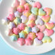 Sweet gradient color love five-pointed star resin accessories mobile phone shell hair accessories cream glue accessories pj1272