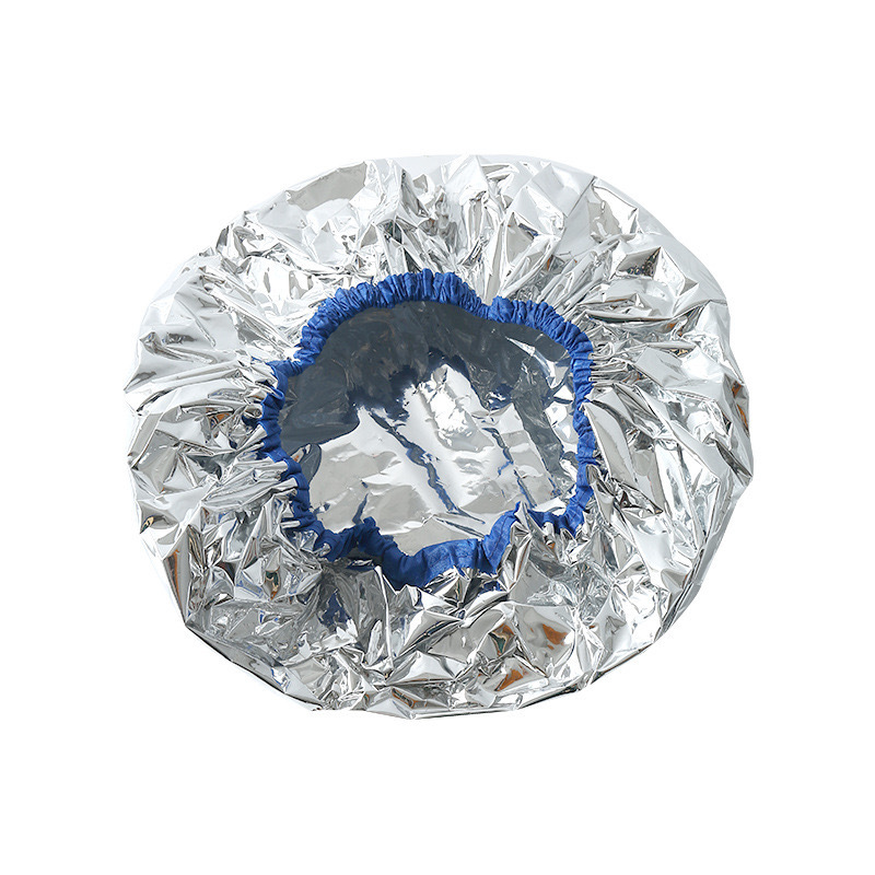 Constant temperature aluminum foil cap Beauty Hair Treatment Oil cap hair care cap wholesale hair film foil cap waterproof disposable shower cap