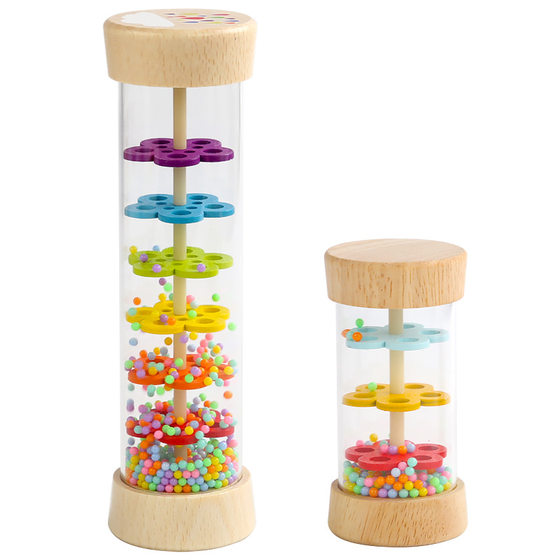 Children's Early Education music lesson sound tube Orff percussion instrument simulation sound tube rainbow hourglass educational toy