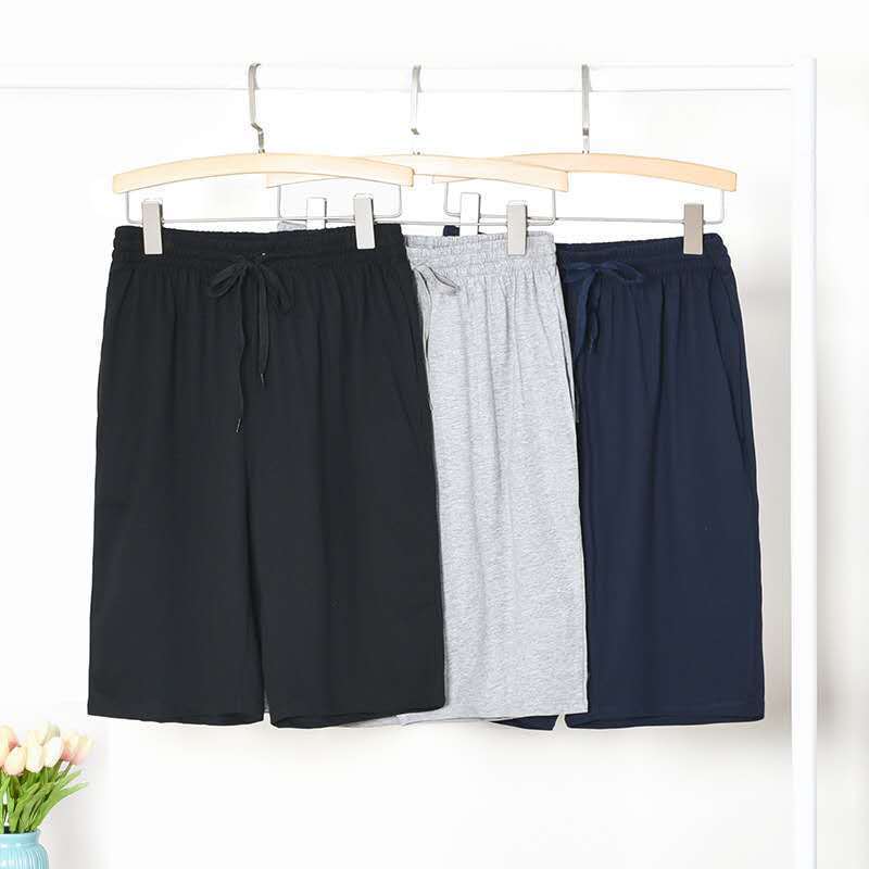 Factory direct summer new men's sports shorts solid color casual fashion shorts home going out pants men