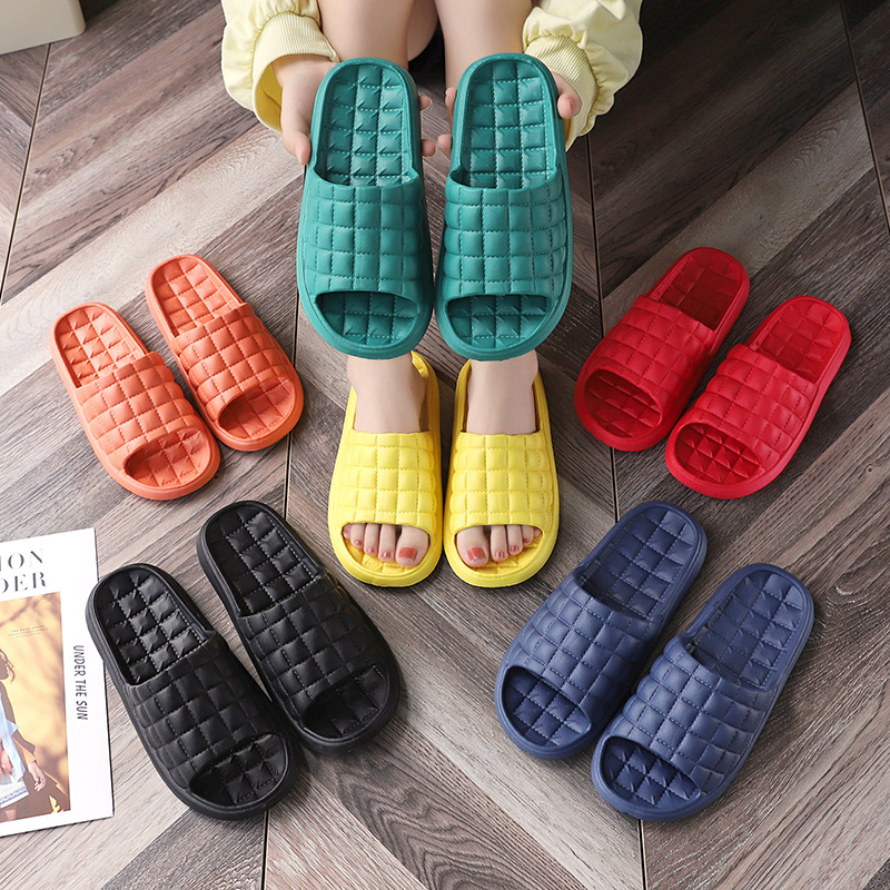 2024 New Style Home Slides Summer Indoor Couple Slippers Men's EVA Bathroom Household Home Slippers Women