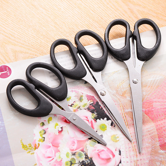 Office scissors student diy stationery paper cutter household kitchen stainless steel scissors children handmade small scissors