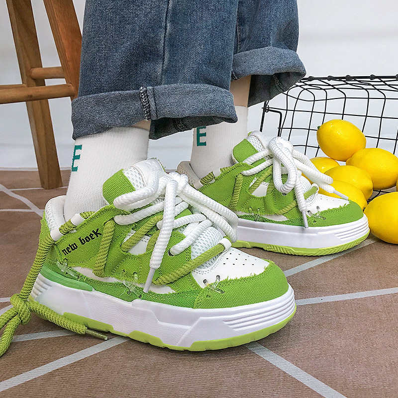 New Couple Height Increasing Versatile National Trend Baguette Shoes, Instagram Popular Sports Shoes, Unique Fashion Women's Running Shoes, Men's Shoes