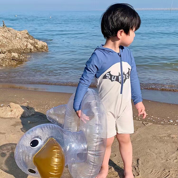 2024 New Arrival Swimsuit Children's Cute Sunscreen Unisex Swimsuit Luminous Size Children Infant Swimsuit