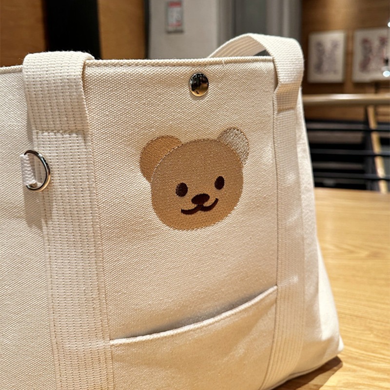 ladies handbags large capacity mother and baby mummy bag canvas bag handbag stroller Hanging Bag tote bag_voghion.com