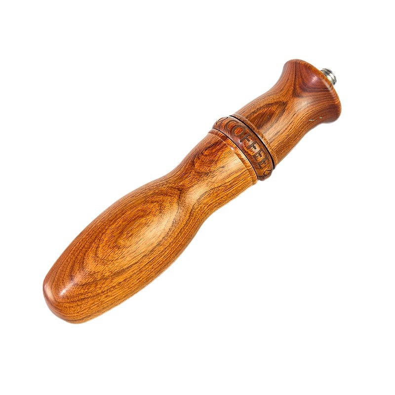 Coffee machine modification handle handle rotating decompression Italian solid wood wooden handle bottomless extraction head M10 Universal handle