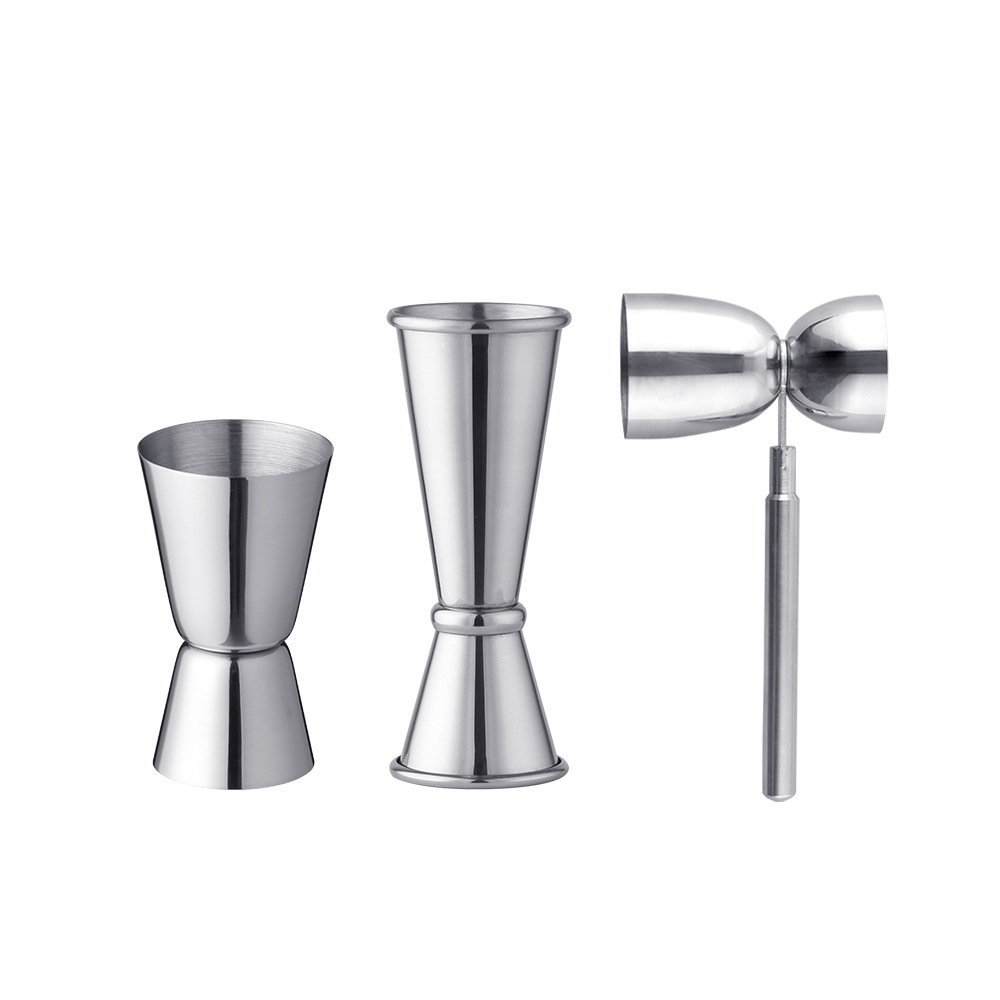 Cross-border explosions spot bar bartender tools measuring cup baking measuring cup stainless steel double-headed cocktail measuring cup