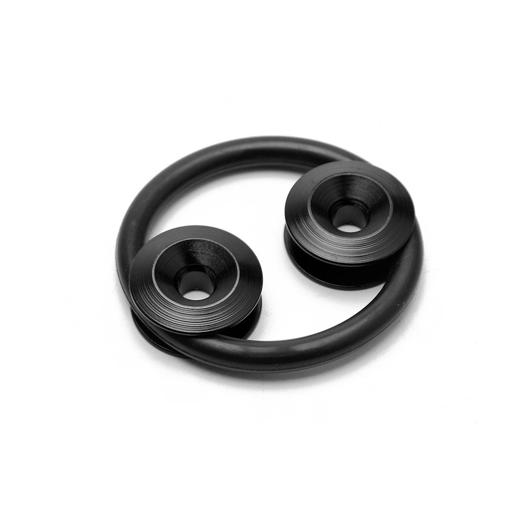 Car modification front and rear bumper double-layer gasket surround buckle quick release fastener