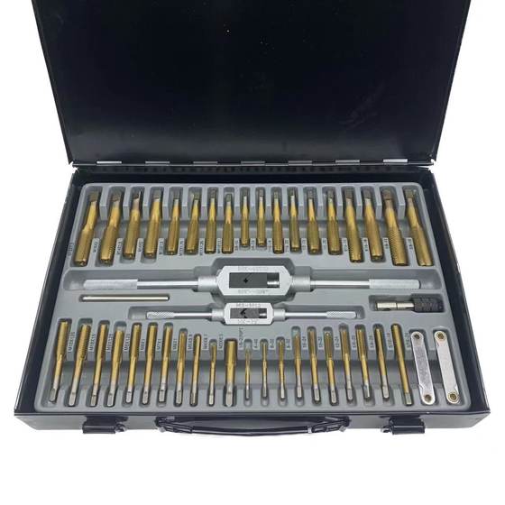 Factory Direct 86-piece tap die set 86PC British tapping die suit cross-border tapping