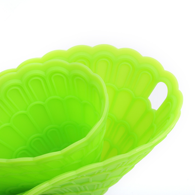 Food Grade Silicone Flower Heat Insulation Mat Silicone Place Mat Round Pot Mat Table Mat Coaster Anti-Hot Mat Bowl Mat