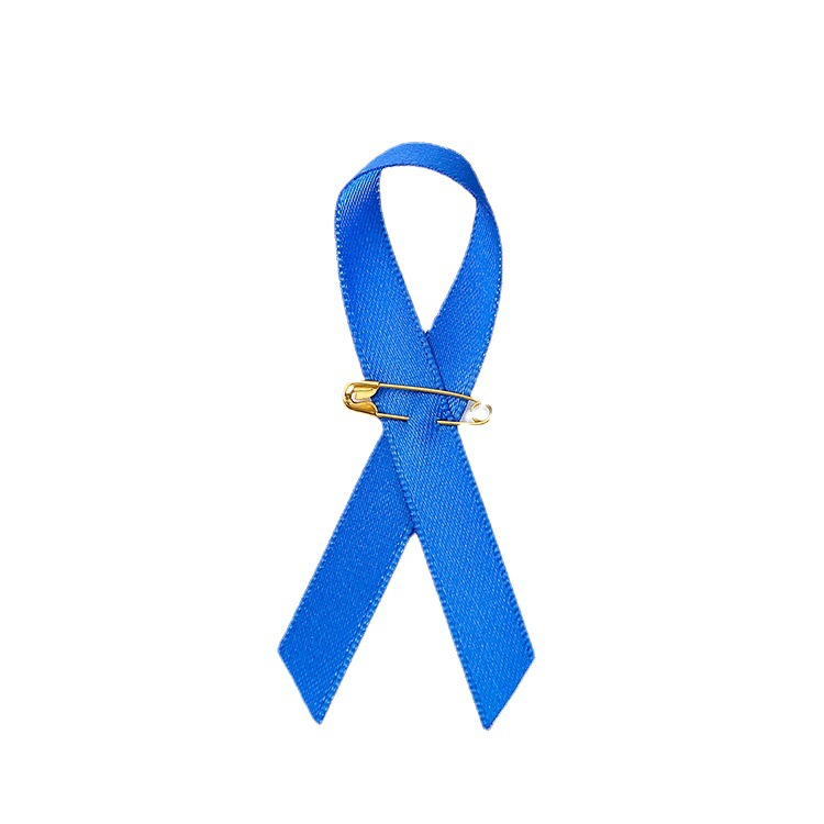 Love activities public welfare knot golden pin Amazon Chang red ribbon AIDS logo public welfare activities wear logo