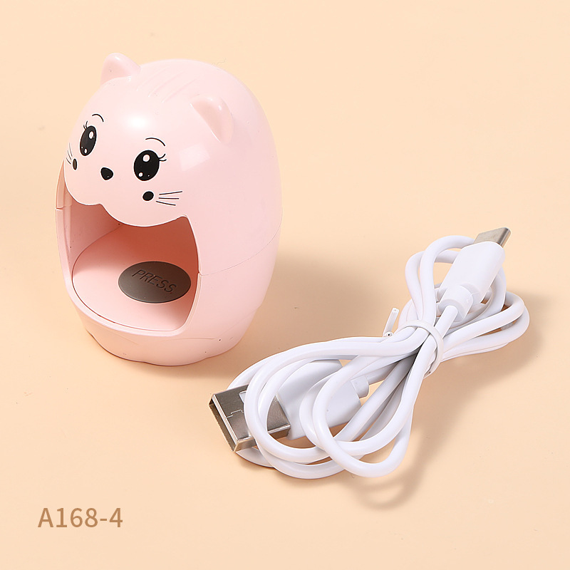 新品超萌mini光療機迷你美甲燈光療燈USB太陽燈LED速干甲油膠烤燈
