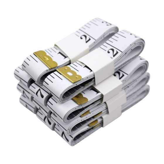 White ruler with foot/inch tape measure color soft tape measure sewing soft ruler measuring ruler Taobao gifts