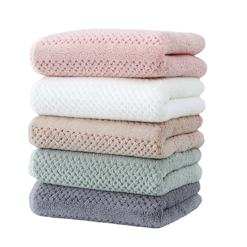 Pineapple Coral Fleece Bath Towel Women's Summer Wrap Household Instagram Style Couple's Pure Cotton Water Absorbent Quick-Drying Beach Towel