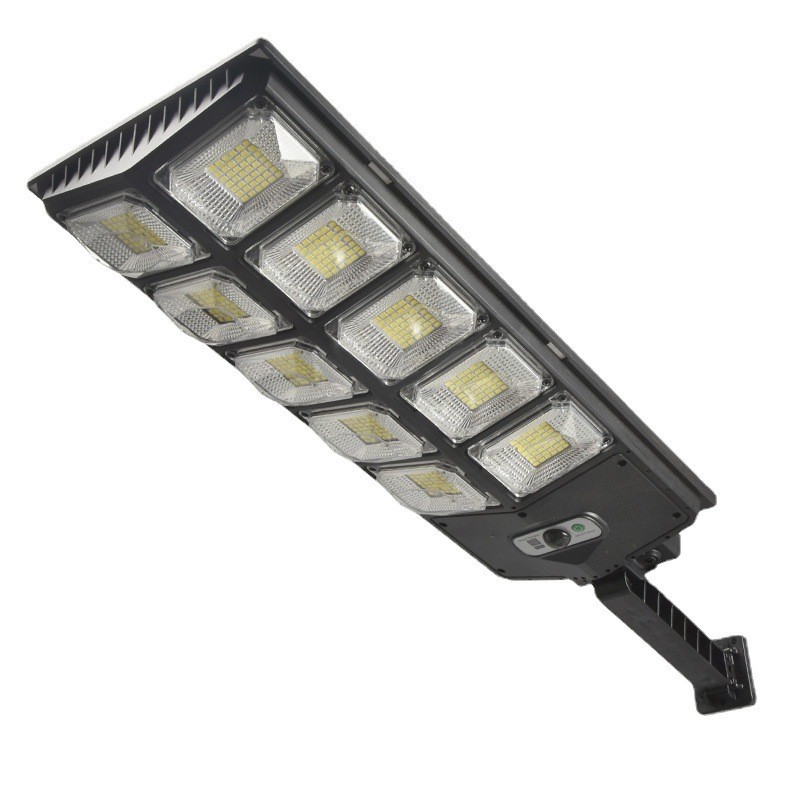 Cross-border solar lamp monocrystalline silicon integrated solar garden lamp with remote control outdoor human body induction street lamp