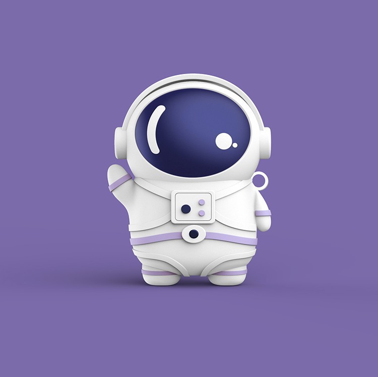 Astronaut Headphone Set for airpodspro2/3 Generation Space Astronaut Headphone Set Cartoon Bluetooth Set