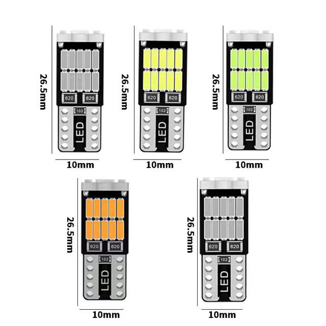 Car LED highlight reading light W5W T10 4014 26smd license plate light cross-border license plate indicator light