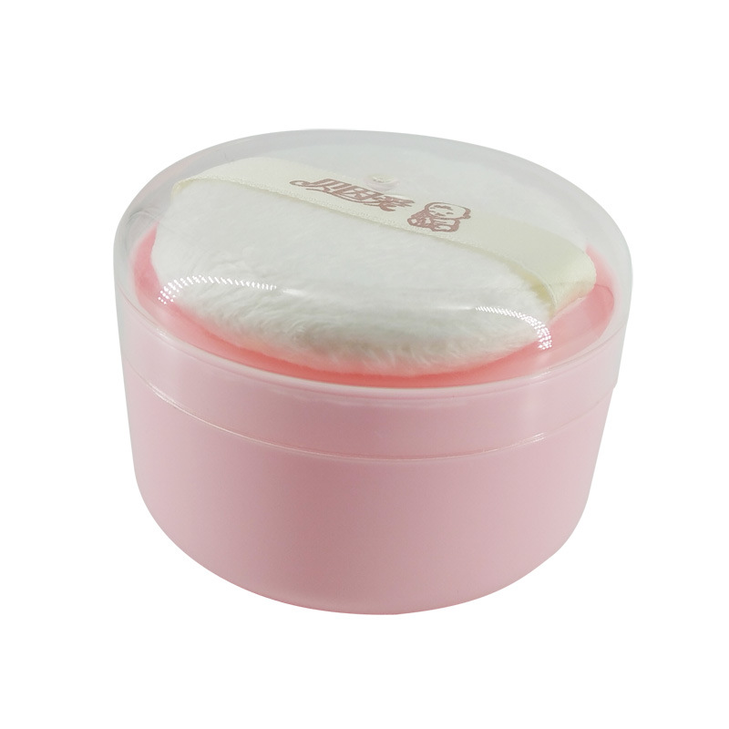 Bain Love Baby Comfortable Portable Compartment Powder Box Baby Children's talcum powder box with powder puff Cross-border Overstock