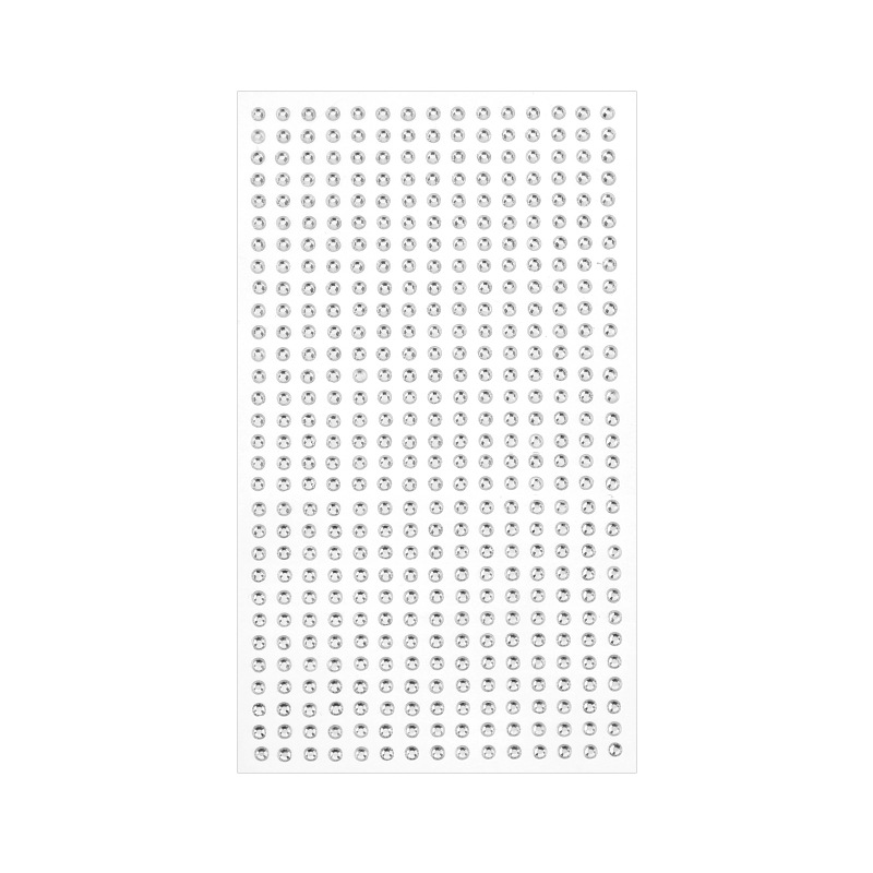Cross-border hot combination Pearl stickers AB colorful facial hair jewelry decoration simulation acrylic Diamond stickers