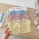 Girls Solid Color Air-conditioning Shirt 0-5 Years Old Summer South Korea Children's Wear Baby Girl Refreshing Breathable Thin Coat Trendy AY493