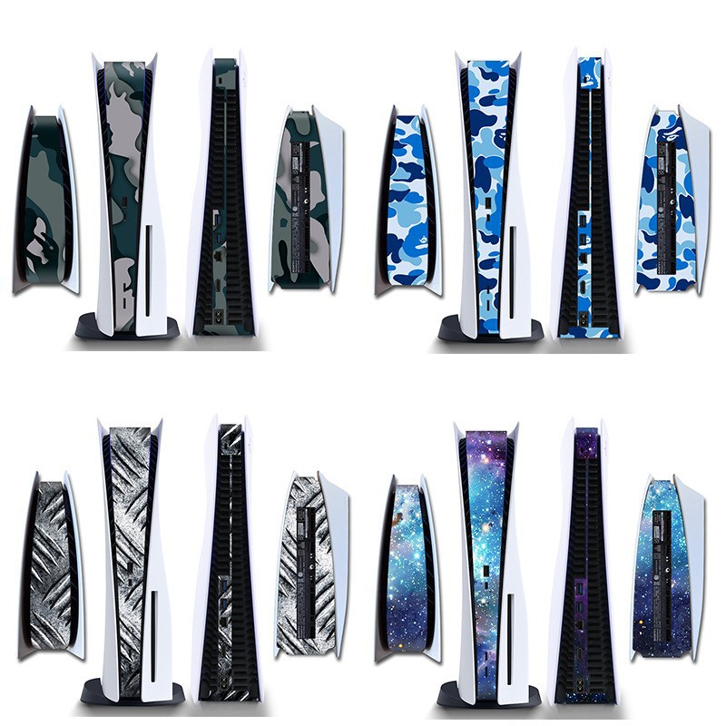 Factory wholesale ps5 side strip sticker ps5 host Middle sticker scratch-resistant wear-resistant optical drive a generation of hair