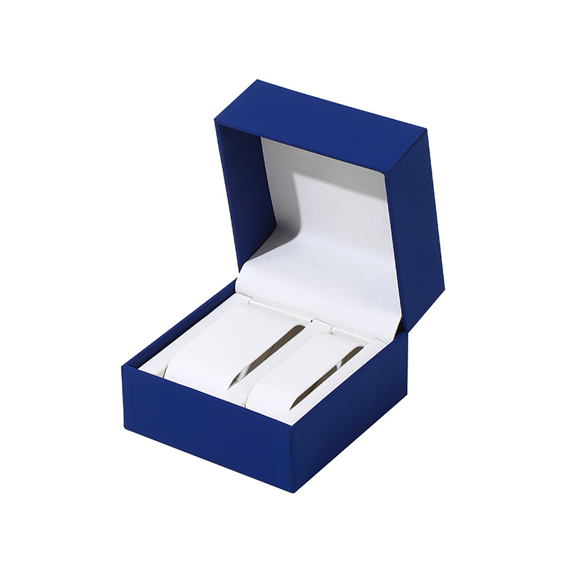 In stock watch packing box plastic box gift box flip watch box leather jewelry box chain box live broadcast storage box