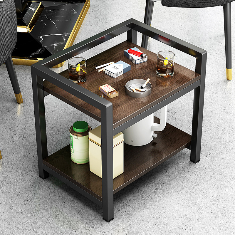Mahjong Coffee Table Tea Rack Modern Simple Mahjong Table Small Side Table Double Layer Removable Side Cabinet Simple Household Tea Table