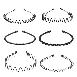 Men's Hair Band Trendy Men's Out-of-the-way Invisible Sports Headband Men's Back Hair Wash Face Hair Card Women's All-match Internet Red Hair Bundle