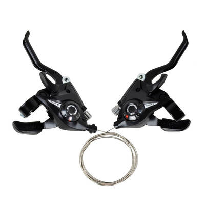 Mountain bike aluminum alloy linkage finger dial EF51-7A transmission 21-speed speed control brake bicycle accessories