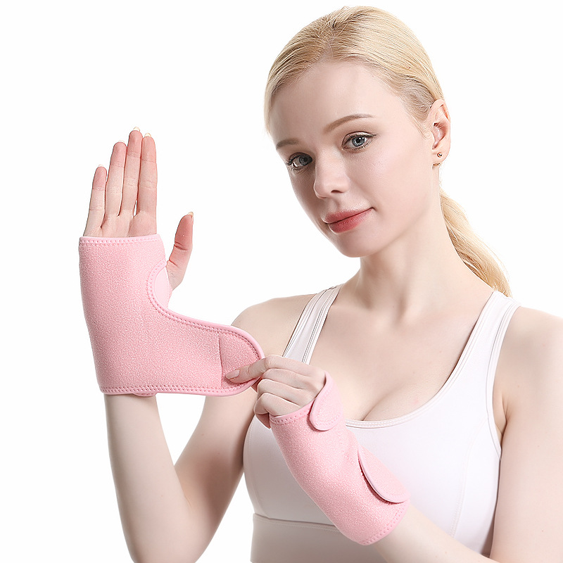 Cross-border hot-selling diving material OK cloth sports fitness training wristband steel plate Palm winding pressure fixed wrist sleeve