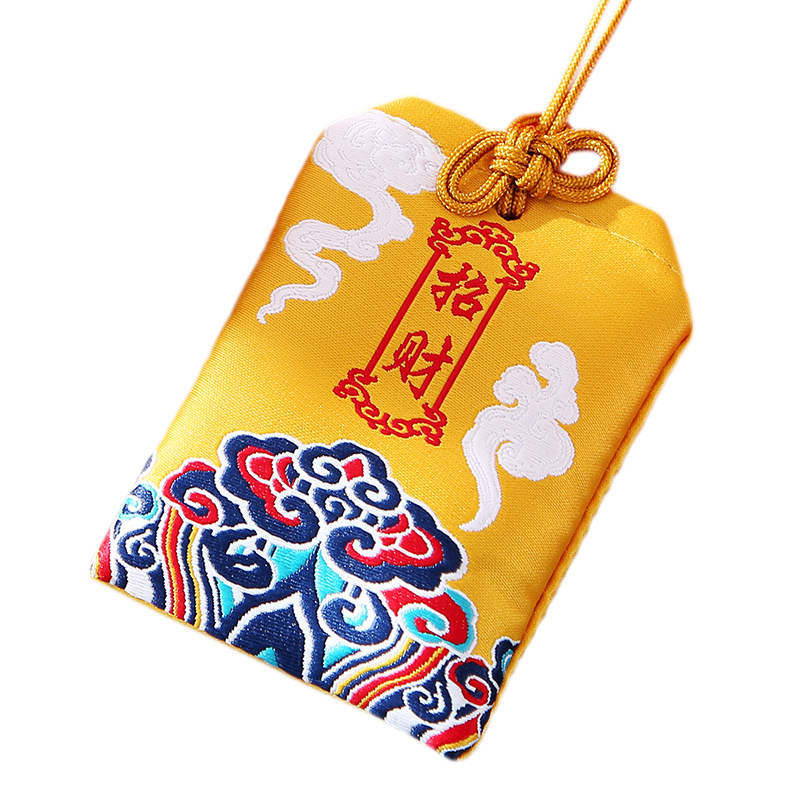 Dragon Boat Festival Car Small Sachet Sachet Ping An Fu Fu Bag Ping An Fu Empty Bag Carry-on Cloth Bag Imperial Shou Lotus Bag