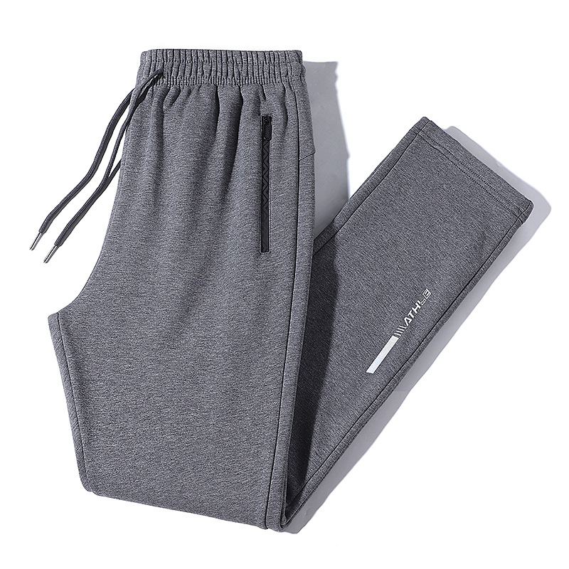 L-8XL Spring and Autumn New Cotton Men's Trousers Sports Casual Straight Leg Pants for Students