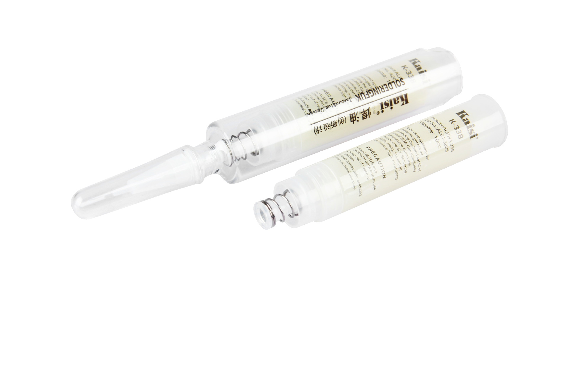 Kaisi338 welding oil flux welding anti-oxidation syringe type push type removable easy to use easy to replace