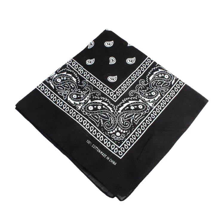 ins Cross-border European and American Cashew Flower Amoeba Hip-hop Square Scarf Male and Female Sports Street Dance Riding Magic Headscarf