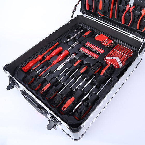 187PCs piece set auto repair kit 4 99 and 599 on-board maintenance suitcase wholesale hardware repair tools
