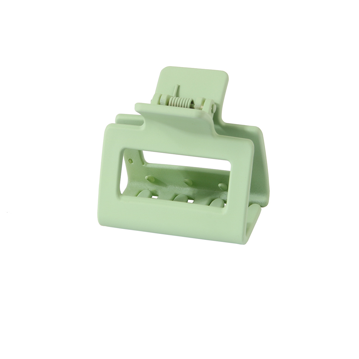 Guanyang PS material 5cm square matte grip clip cross-border  explosion hair claw clip with combination set_voghion.com