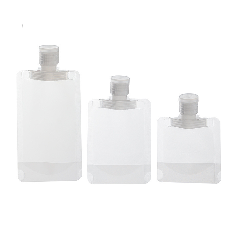 Travel packaging bag cosmetics travel disposable portable suction nozzle bag Shower Gel Shampoo lotion sealed bag