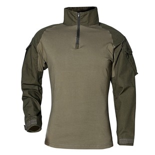 ESDY Frog Suit Long Sleeve T-Shirt Suit Camouflage Top Men's Long Sleeve Outdoor Sports Long Sleeve Frog Suit A655