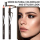 Ushas European and American Cross-Border Spot Eyebrow Pencil Dyed Eyebrow Cream Long-Lasting Waterproof Not Easy to Fade Eyebrows Black Export