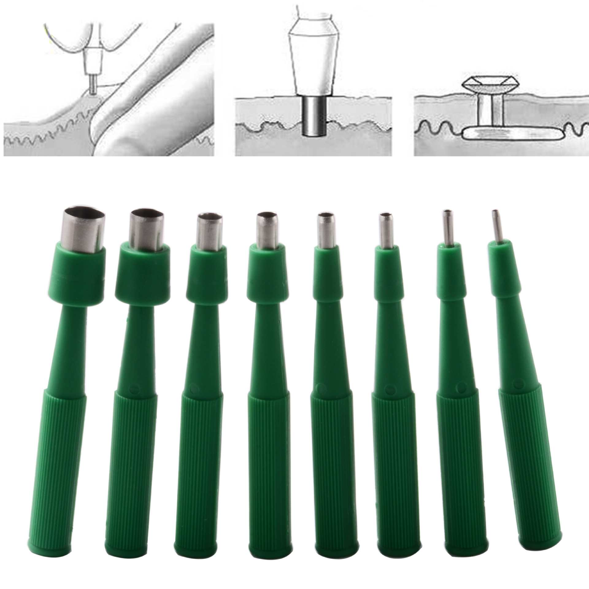 Cross-Border special sterilization skin drill disposable skin drilling machine professional experimental drilling perforation buried nail puncture tool