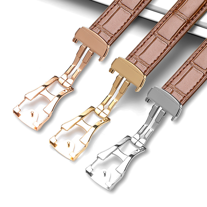Omega Leather Strap for Men and Women Bamboo Pattern Strap Butterfly Seahorse Super Watch Strap Accessories Cowhide 20
