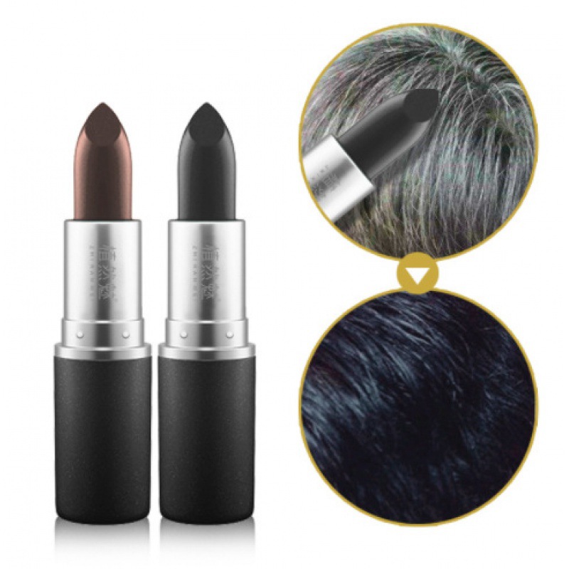 Ziran charm lipstick hair dye pen disposable hair dye stick color cover white hair dye hair brush a generation of hair