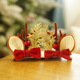 Golden Leaf antler clip