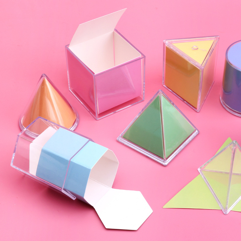 Primary school junior high school geometry teaching aids to understand graphics observation objects rectangular and square cylindrical geometry