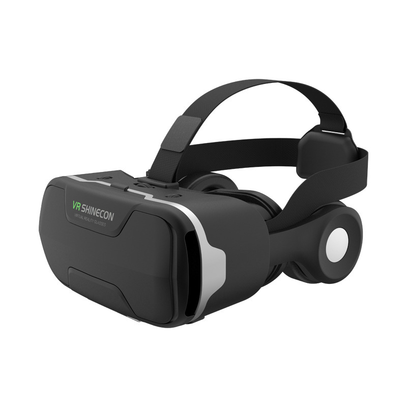 Shinecon G02ed VR メガネイヤホンバージョン目の保護 360 度オールインクルーシブモバイル VR メガネデジタルコンピュータ|undefined