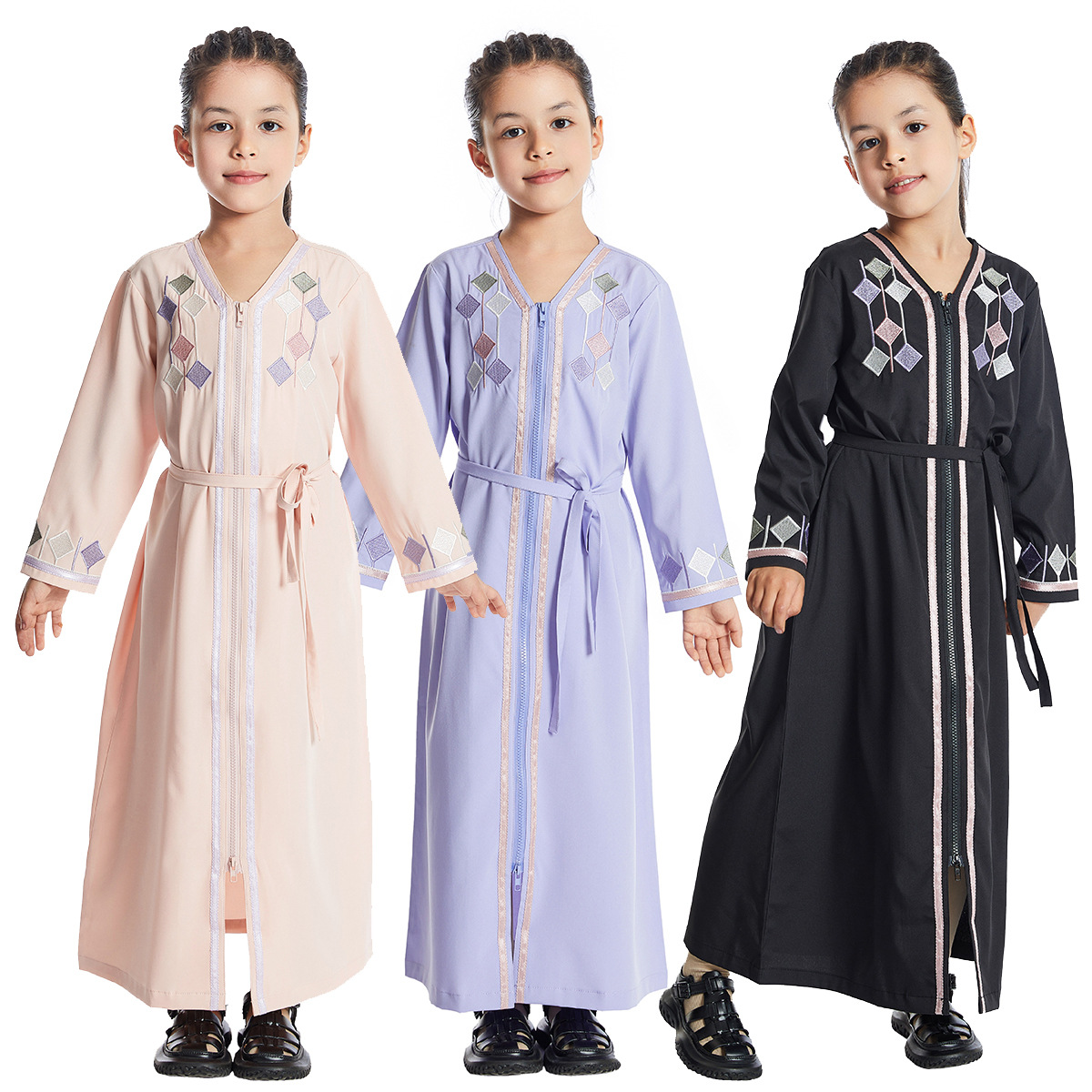 Factory spot Southeast Asian girls embroidered dress TH623, Amazon AliExpress EBAY shrimp skin hot sale
