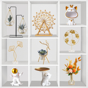 Modern Light Luxury High-end Creative TV Wine Cabinet Living Room Decorations Ornaments Entrance Small Nordic Home Crafts