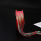 Magic color fishtail belt [brilliant color red] 4.5cm * 10 yards; Multi-specification