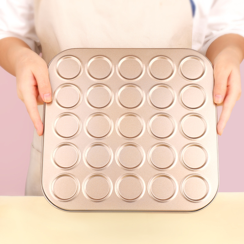 Macaron baking pan Cocoa Crisps cookies cookie mold non-stick 30-piece chocolate oven household round